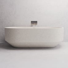 Eden 1700mm Oval Terrazzo Freestanding Bath with Overflow